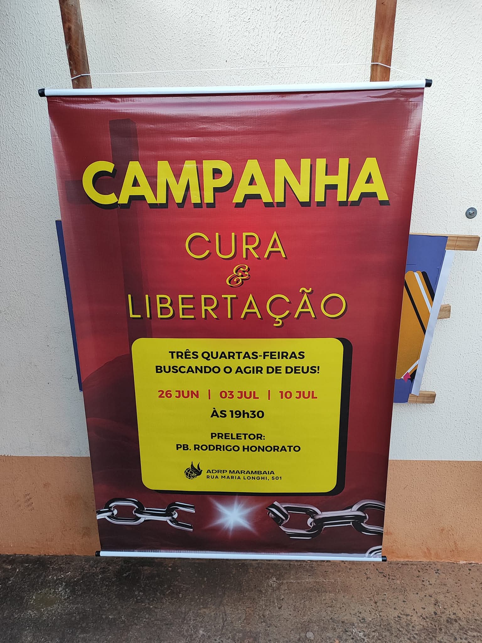 Banner Campanha Cura e Libertação