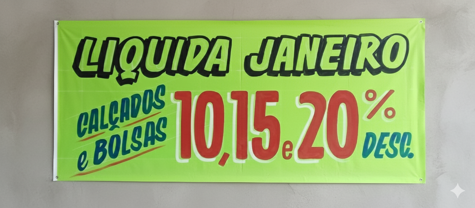 Faixa Fluorescente - Líquida Janeiro