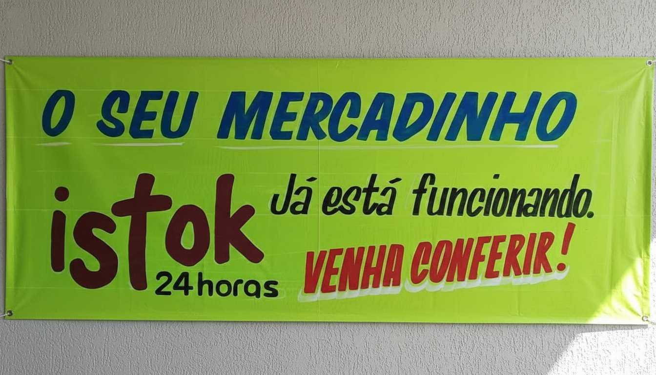 Faixa Fluorescente - iStok 24 horas